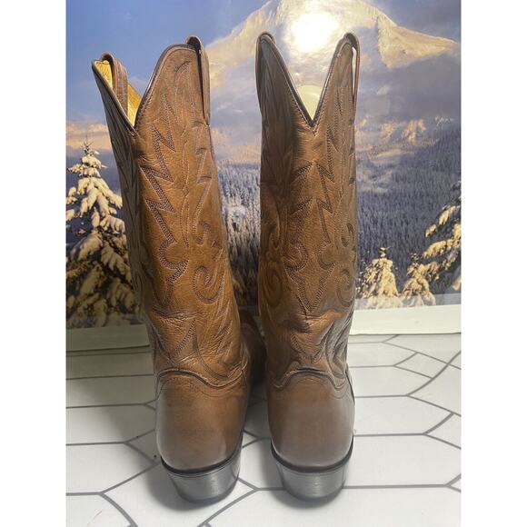 Dan Post 2111 J Size 10 B Mens Brown Leather Boots main image 6
